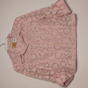 Ruby Rd. Light Pink Textured Blazer/Jacket